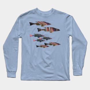 Fuchsia Fish Long Sleeve T-Shirt